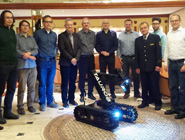 SmokeBot consortium with the target platform (taurob tracker).