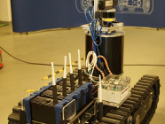 Demo of the SmokeBot robot, Vienna April 2016